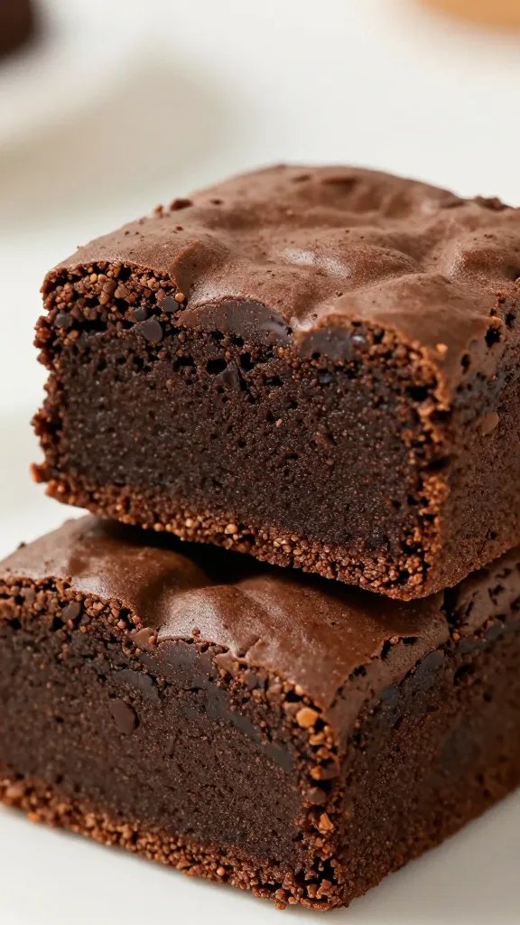 cut-open keto brownie bite showing fudgy interior, macro shot