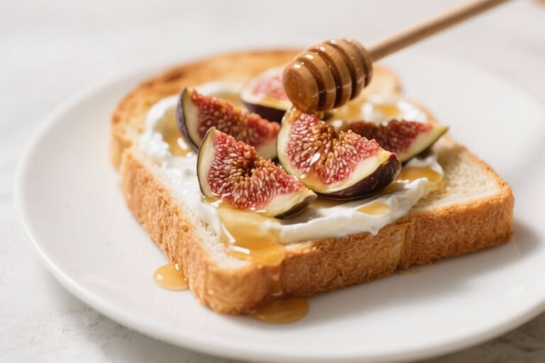 Honey Drizzled Fig and Yogurt Toast: The 5-Minute Breakfast That Looks Like a $20 Brunch Plate
