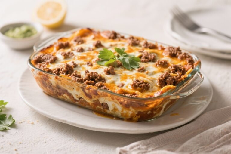 Ground Beef Enchilada Casserole That Breaks the Internet (And Your “I Don’t Cook” Excuses)