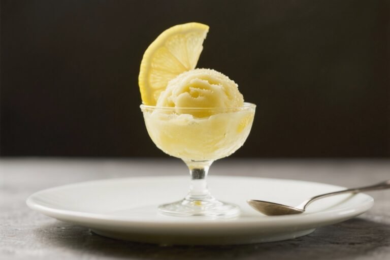 Healthy Lemon Sorbet That Actually Tastes Like Summer (Without the Sugar Crash)