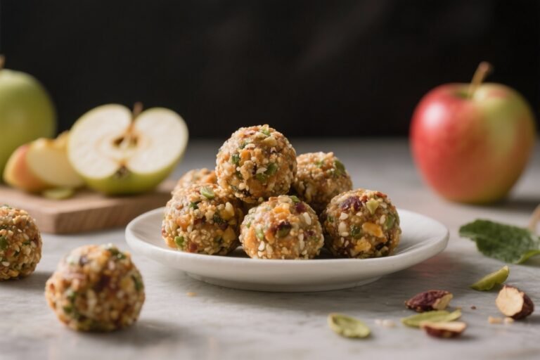 Healthy Apple Energy Bites That Taste Like Pie, Fuel Like Rockets, and Take 10 Minutes