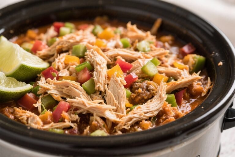 Mexican Shredded Chicken Crockpot Recipe That Breaks the “Boring Dinner” Curse