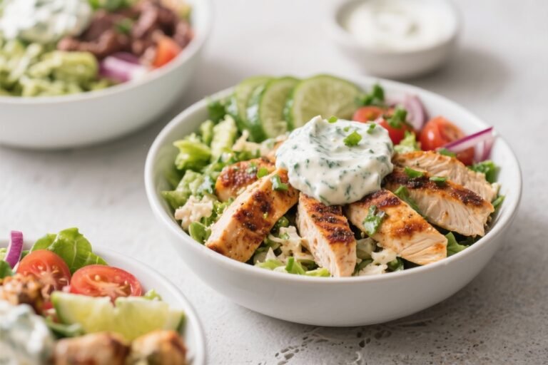 Fresh Greek Chicken Bowls with Homemade Tzatziki That Taste Like a Vacation (Without the Flight)