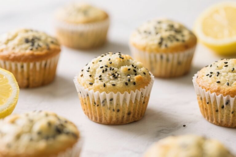 Healthy Lemon Poppy Seed Muffins That Taste Like Sunshine (Without the Sugar Crash)