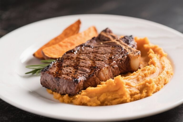 High Protein Grilled Steak with Sweet Potato Mash: The Weeknight Power Meal That Eats Like a Cheat Day