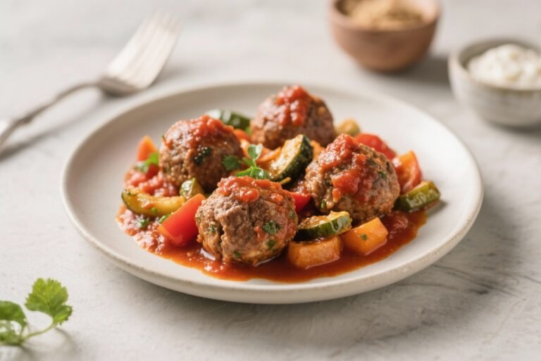 Keto Meatballs with Marinara and Veggies: The Low-Carb Comfort Bomb You’ll Want on Repeat