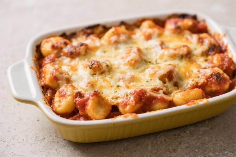 Cheesy Baked Gnocchi with Marinara: The 30-Minute Comfort Bomb You’ll Crave All Week