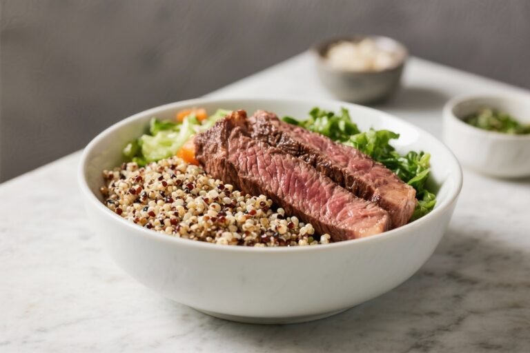 High Protein Steak and Quinoa Power Bowl: The Muscle-Building Meal That Actually Tastes Insane