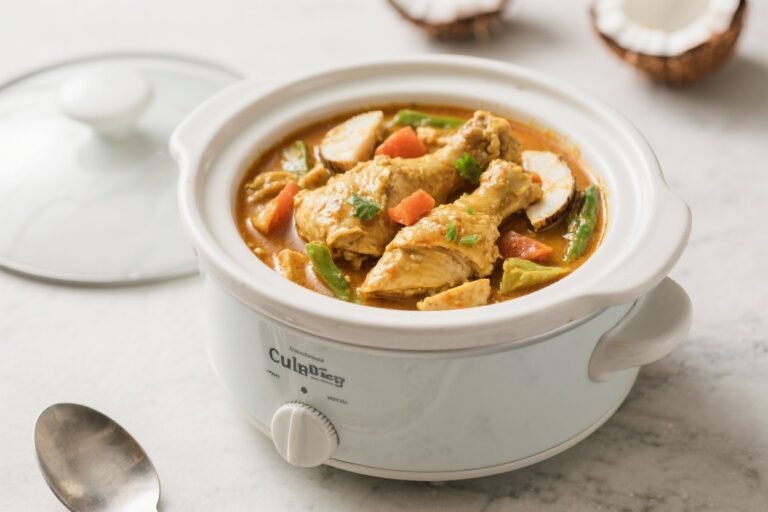 Coconut Curry Chicken Crockpot Recipe That Practically Cooks Itself (And Tastes Like a Tropical Vacation)