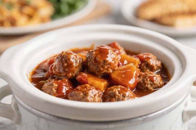 Crockpot Sweet and Sour Meatballs for the Perfect Weeknight Dinner: 10 Minutes of Prep, Major Takeout Vibes