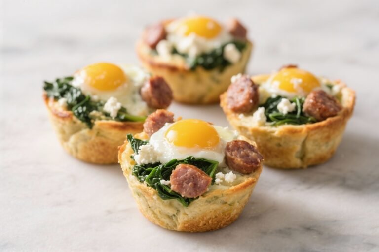 Egg Muffins with Spinach, Feta & Turkey Sausage: The 20-Minute Power Breakfast You’ll Actually Crave
