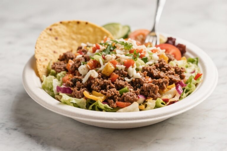 Ground Beef Taco Salad That Eats Like a Party: Crispy, Juicy, Zero Boredom