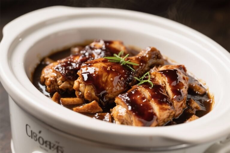 This Balsamic Glazed Chicken Crockpot Recipe Will Make You Forget Takeout Exists