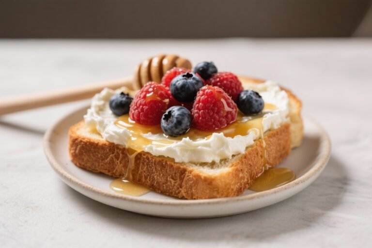 Whipped Ricotta Toast with Fresh Berries and Honey Drizzle: The 5-Minute Breakfast Flex You’ll Crave Daily