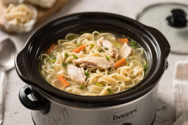 Set-It-and-Sip: The Chicken Noodle Soup Crockpot Recipe That Practically Cooks Itself (and Wins Every Sick Day)