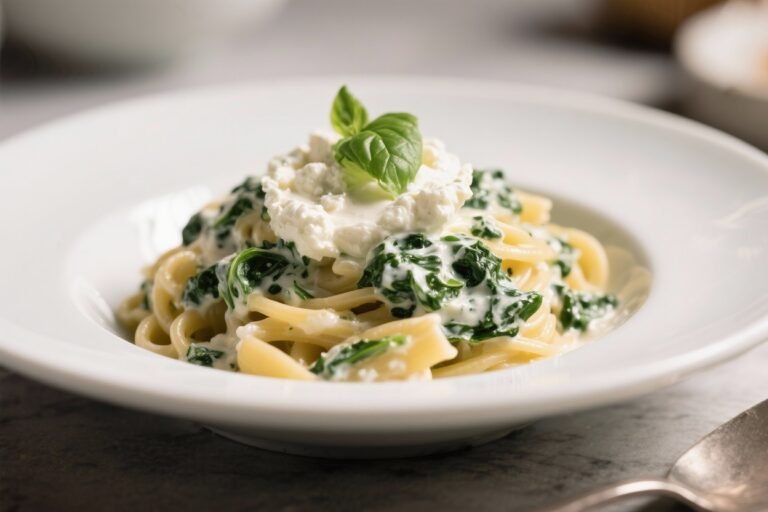 Creamy Spinach and Ricotta Pasta That Tastes Like a Cheat Meal (But Isn’t)