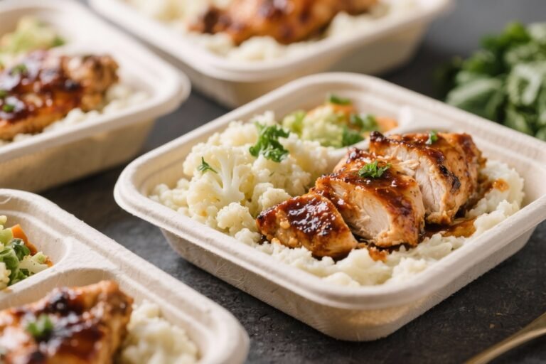 BBQ Chicken and Cauliflower Mash Meal Prep Recipes (Under 400 Calories): The Lean, Saucy Meal Prep You’ll Actually Crave