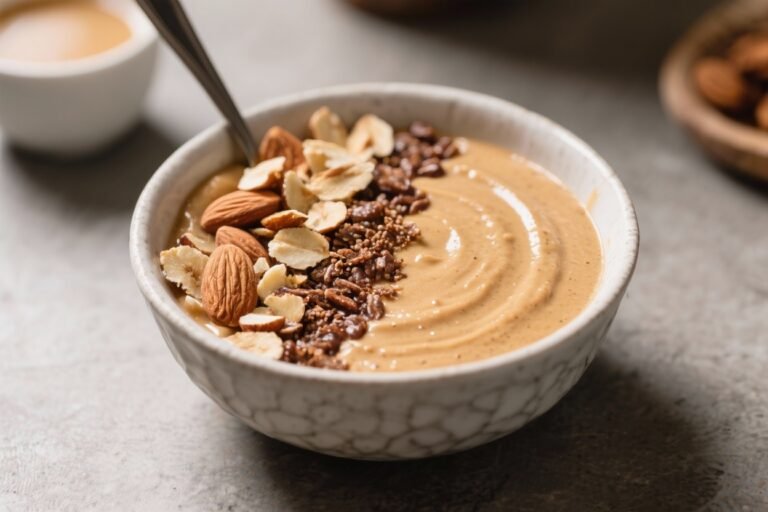Maple Almond Butter Smoothie Bowl: The Creamy Power Breakfast That Tastes Like Dessert