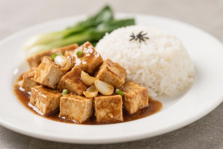 Honey Garlic Tofu with Jasmine Rice That Slaps: Sticky, Crispy, Weeknight-Legend Status