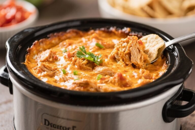 Crockpot Buffalo Chicken Dip The Addictive Game Day Favorite: The 5-Minute Prep Crowd-Pleaser You’ll “Accidentally” Eat With a Spoon
