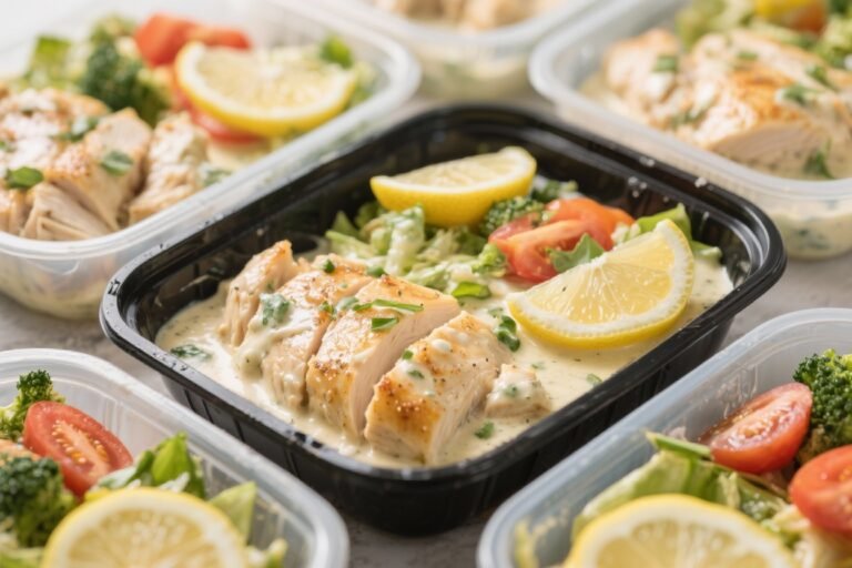 Creamy Lemon Chicken Meal Prep That Actually Makes You Excited for Lunch (Yep, Really)