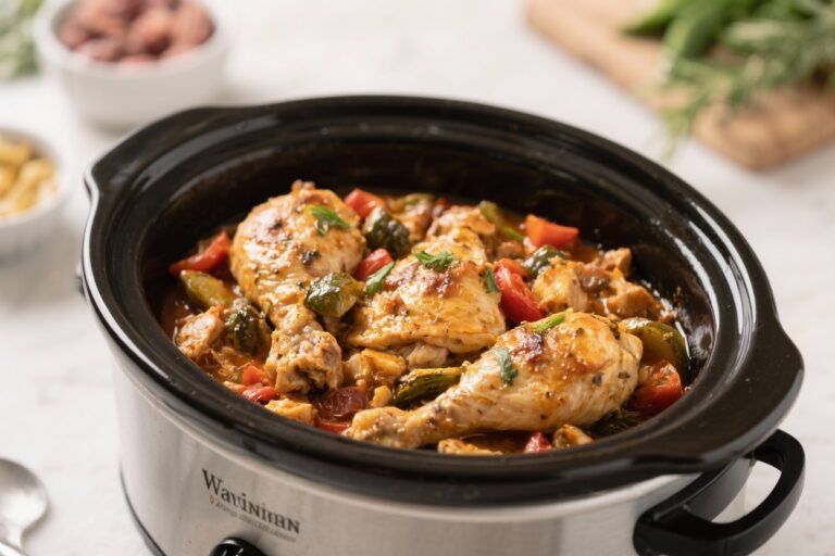 Mediterranean Chicken Crockpot Recipe That Practically Cooks Itself (And Tastes Like Vacation)