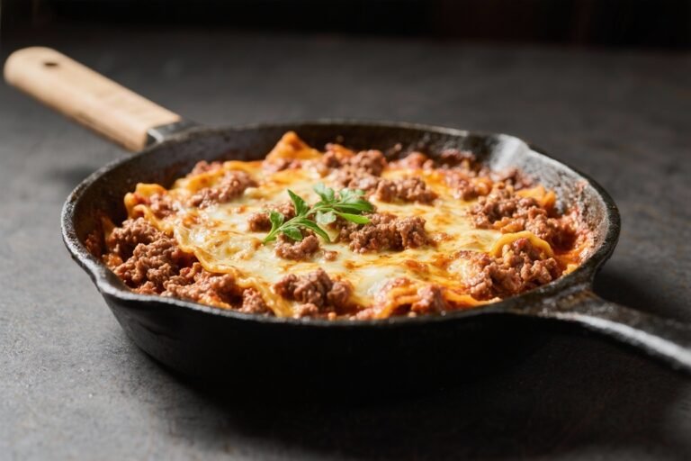 Ground Beef Lasagna Skillet: The 30-Minute Weeknight Power Move Your Pasta Cravings Deserve