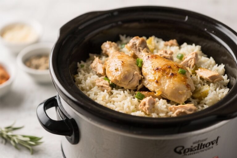 Crockpot Chicken and Rice That Practically Cooks Itself: The Weeknight Hero You Didn’t Know You Needed