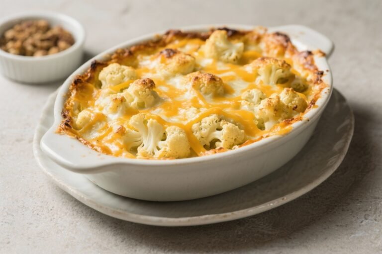 Cheesy Cauliflower Casserole That Slaps: Crispy, Creamy, Low-Key Addictive