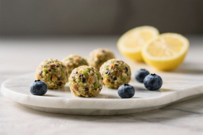 Healthy Lemon Blueberry Energy Bites You’ll Actually Crave: Zesty, No-Bake Fuel in 10 Minutes