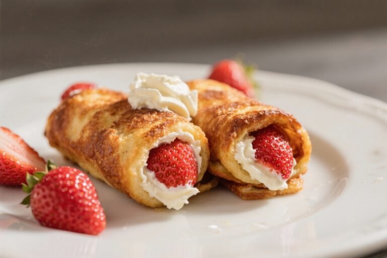 French Toast Roll Ups with Strawberries and Cream Cheese: The 10-Minute Breakfast That Feels Like Dessert (Without the Guilt)