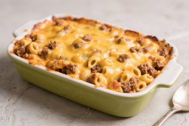 Cheeseburger Macaroni Casserole That Breaks the Internet: Gooey, Golden, and Ridiculously Easy