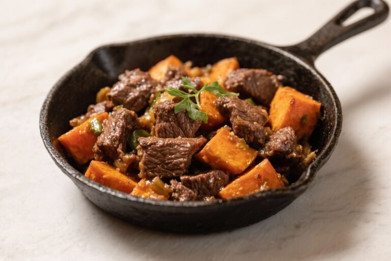 Beef and Sweet Potato Skillet: The 30-Minute Weeknight Hero You’ll Actually Crave
