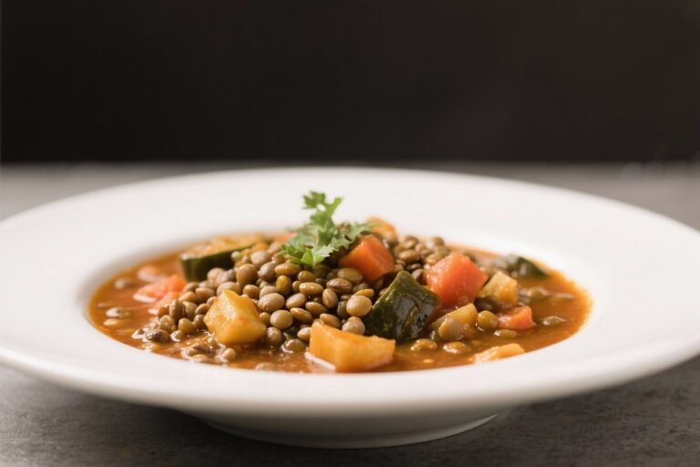 High-Protein Lentil Veggie Stew – A Hearty, Comforting One-Pot Meal