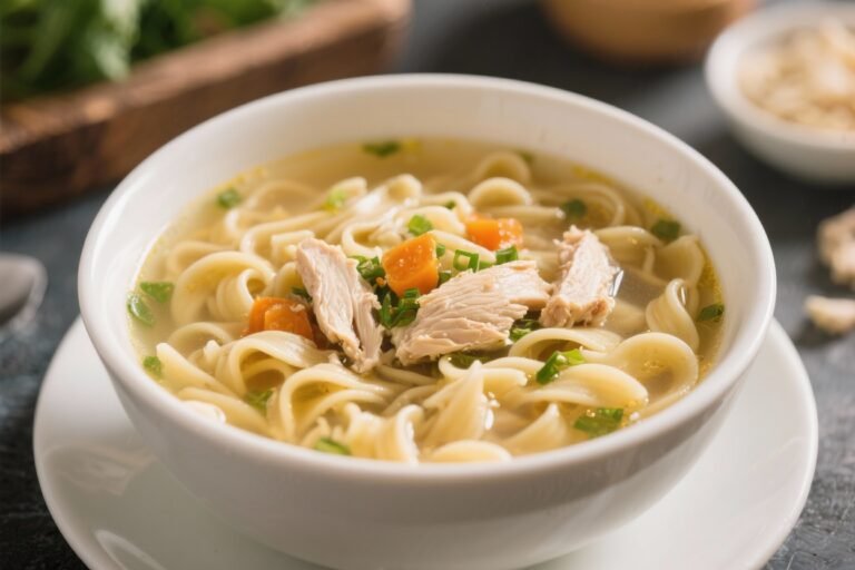 Classic Homemade Chicken Noodle Soup That Tastes Like a Hug (But Faster Than Grandma’s)