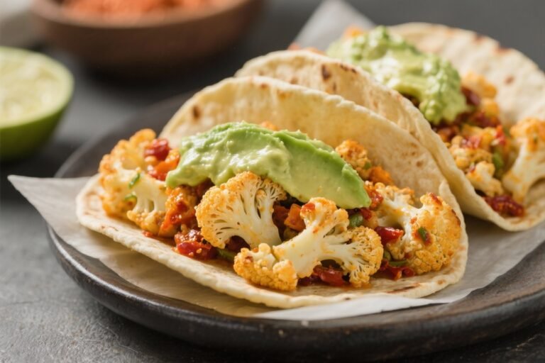 Spicy Cauliflower Tacos with Avocado Crema: The 20-Minute Flavor Bomb You’ll Crave All Week