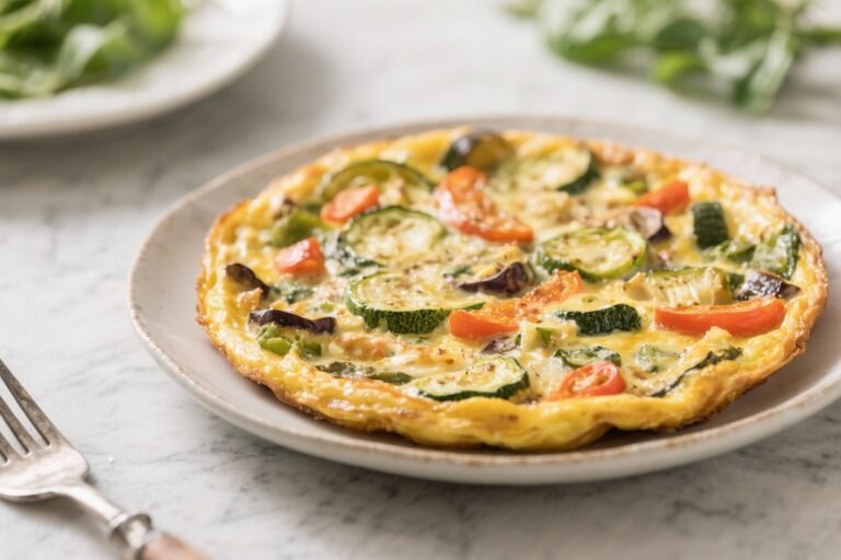 Protein-Packed Veggie Frittata – Simple, Satisfying, and Meal-Prep Friendly
