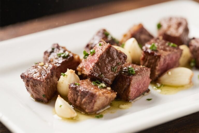 Garlic Butter Steak Bites – Juicy, Fast, and Full of Flavor