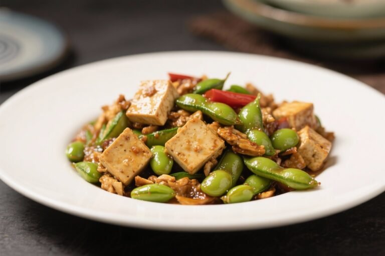 Tofu & Edamame Protein Stir-Fry – A Quick, Flavor-Packed Weeknight Dinner