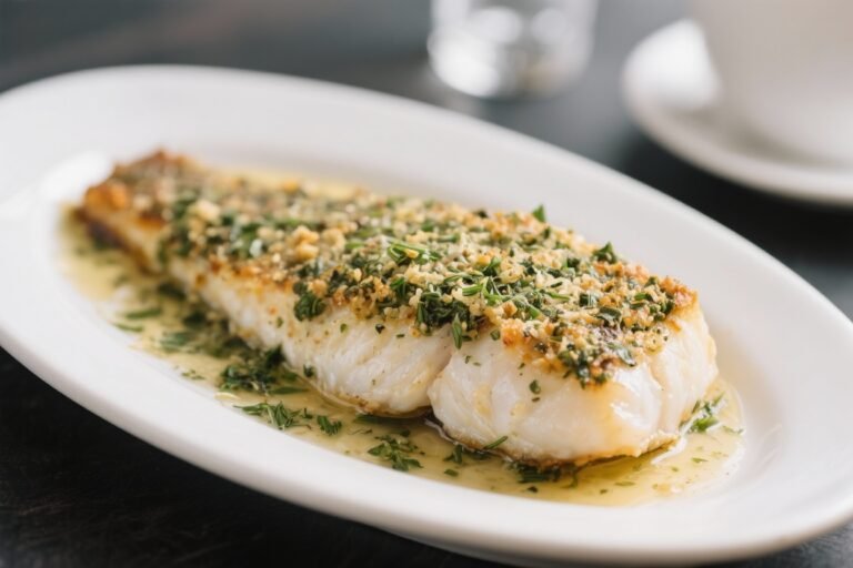 Baked Cod With Herb Crust – Simple, Fresh, and Weeknight-Friendly