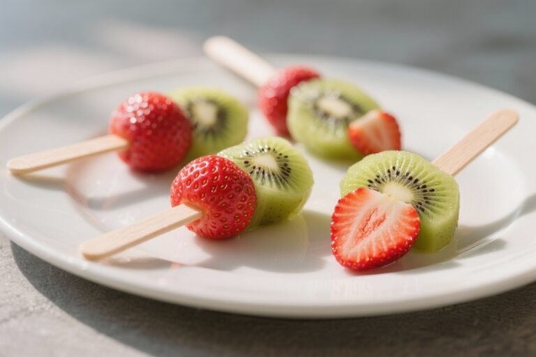 Strawberry Kiwi Fruit Pops That Taste Like Summer on a Stick (And Take 10 Minutes to Prep)