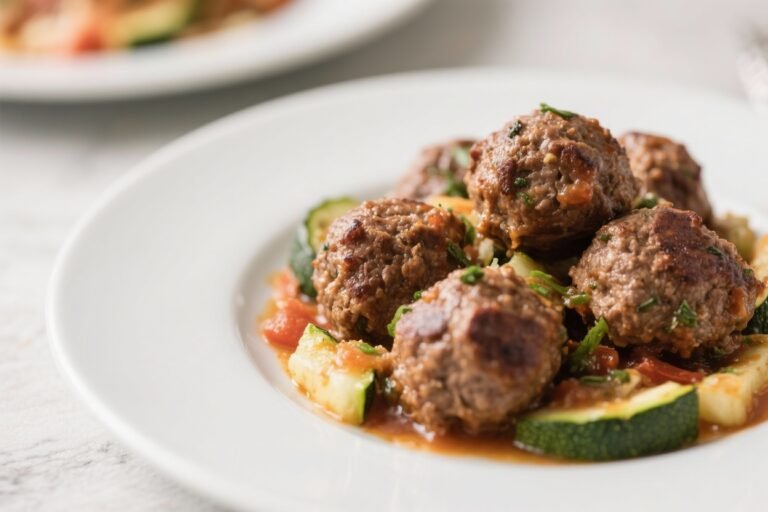Zucchini Beef Meatballs That Don’t Dry Out: The Juicy, High-Protein Dinner You’ll Actually Crave