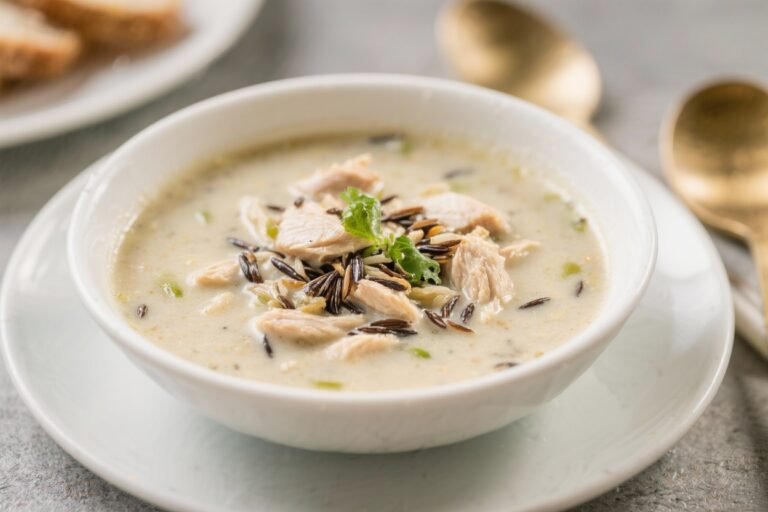 Creamy Chicken and Wild Rice Soup That Breaks the “Healthy vs. Comfort” Myth (You Can Have Both)