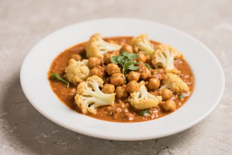 Cauliflower and Chickpea Tikka Masala – Cozy, Flavor-Packed Comfort