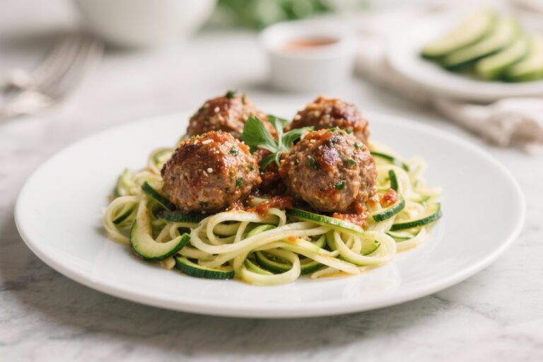 Turkey Meatballs with Zucchini Noodles: The 20-Minute Weeknight Upgrade You’ll Actually Crave