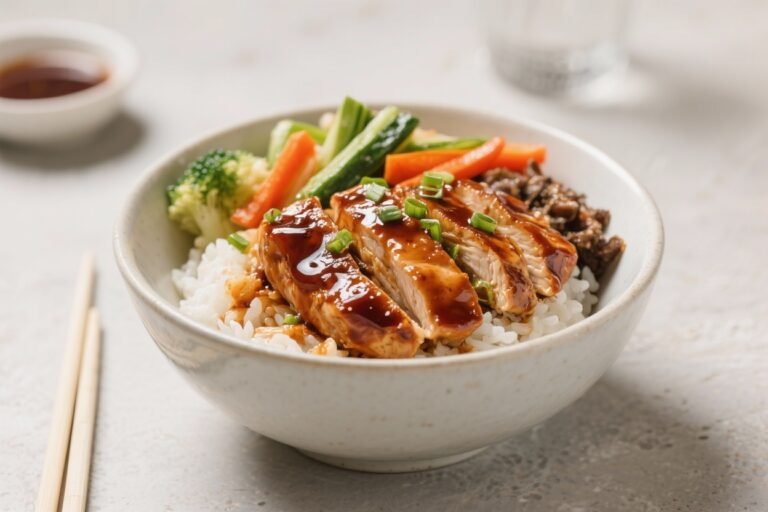 Sticky-Sweet Power Bowl: Teriyaki Chicken and Veggie Rice Bowl You’ll Crave on Repeat