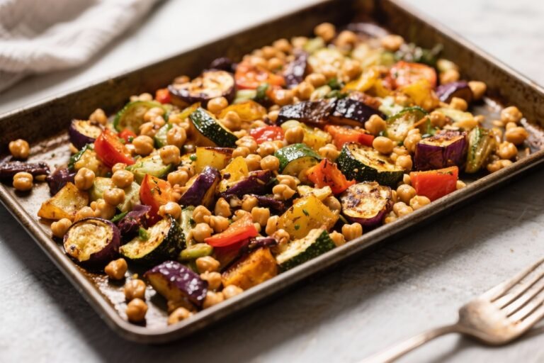 Roasted Veggie and Chickpea Sheet Pan Dinner: The 30-Minute Power Meal You’ll Actually Crave