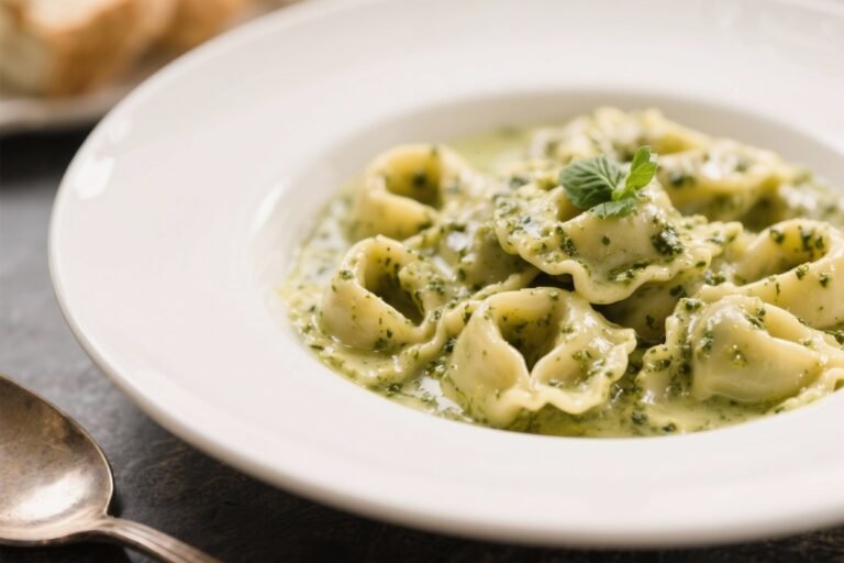 Creamy Pesto Tortellini – A Cozy, Flavor-Packed Pasta