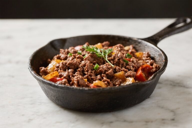 Simple Ground Beef Skillet – A Quick, Comforting Weeknight Meal
