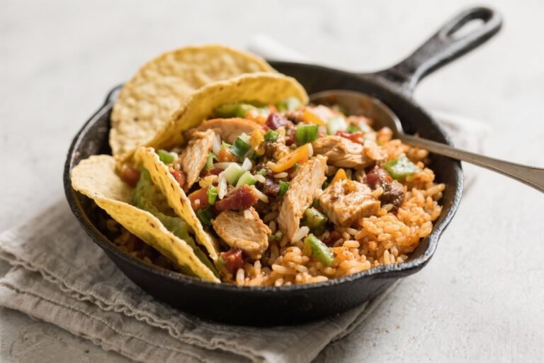 Chicken Taco Rice Skillet – A Weeknight Favorite With Big Flavor